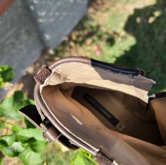 Alberto Fermani Sasso Suede Ankle Boot, Dark Brown - Picture 8 of 10